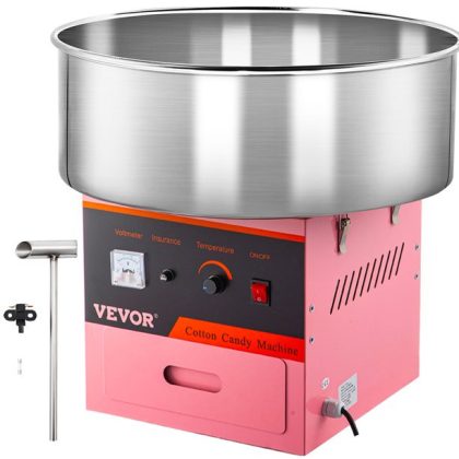 Vevor Commercial Cotton Candy Machine 20 Inch Electric Cotton Candy Machine