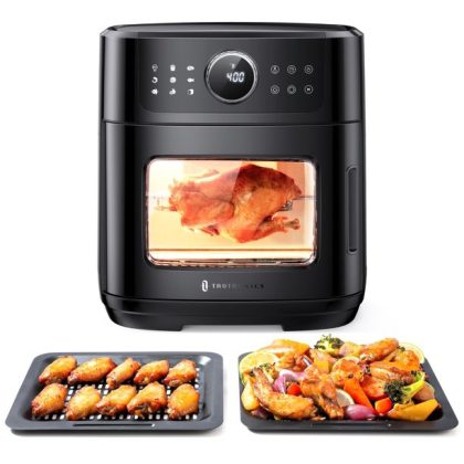 TaoTronics Air Fryer 1700W 13 Quart 9 in 1 Air Fryer Oven Oilless Cooker with Rotisserie
