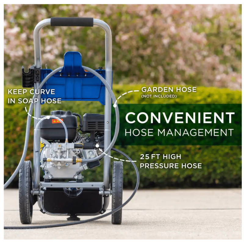 Westinghouse WPX3200 3200PSI 2.5GPM Gas Powered Axial Cam Pump Pressure Washer with Quick Connect Tips