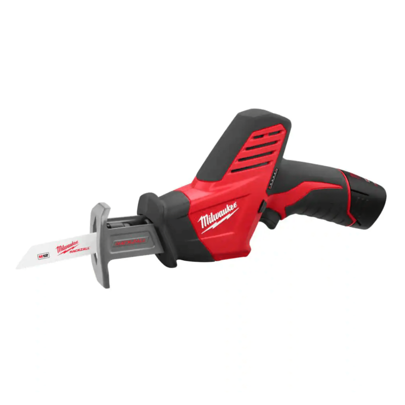 Milwaukee M12 12-Volt Lithium-Ion Cordless PVC Shear Kit W/ M12 HACKZALL Reciprocating Saw (2470-21-2420-20)