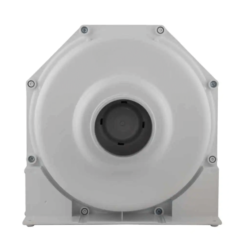 RadonAway 23005-1 GP501C 3 in. Inlet and Outlet Inline Radon Fan in White with 3.8 in. Maximum Operating Pressure