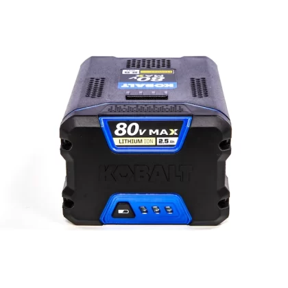 Kobalt 80-Volt Max 2.5 Ah Rechargeable Lithium Ion (Li-Ion) Cordless Power Equipment Battery