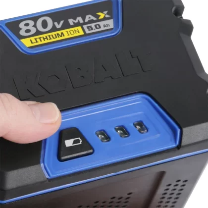Kobalt 80-Volt Max 5 Ah Rechargeable Lithium Ion (Li-Ion) Cordless Power Equipment Battery