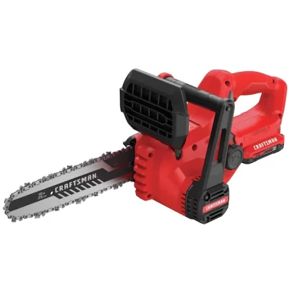 Craftsman 20-Volt Max 10-in Cordless Electric Chainsaw 2 Ah (Battery & Charger Included)