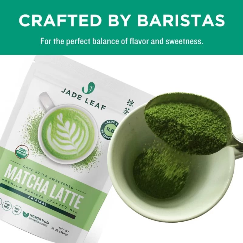 [SET OF 3] - Jade Leaf Organic Cafe style Matcha Latte Tea Mix