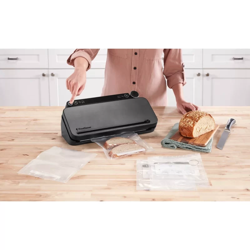 FoodSaver 2110742 Multi-Use Food Preservation System with Built-in Handheld Sealer