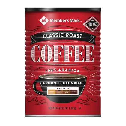 [SET OF 3] - Member's Mark Classic Roast Ground Coffee (48 oz./set)