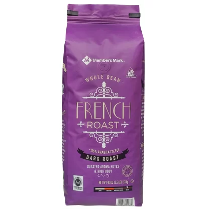 [SET OF 3] - Member's Mark French Roast Whole Bean Coffee (40 oz./set)