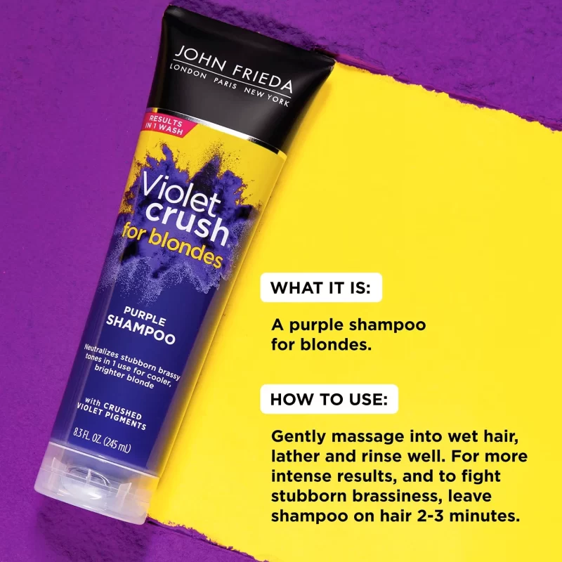 [SET OF 2] - John Frieda Violet Crush Purple Shampoo (8.3 fl., oz. 2 pk./set)