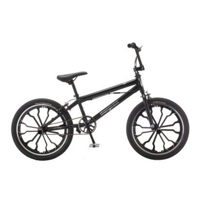 Mongoose Rebel Kids Bmx Bike, 20-Inch Mag Wheels, Ages 7 - 13, Black