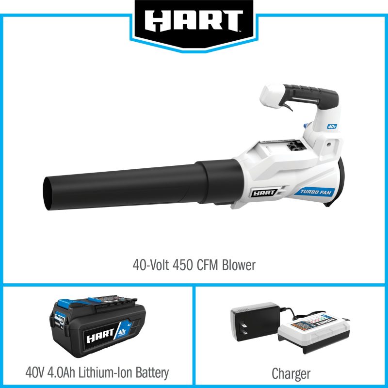Hart HLBL051VNM 40-Volt 450 CFM Axial Blower