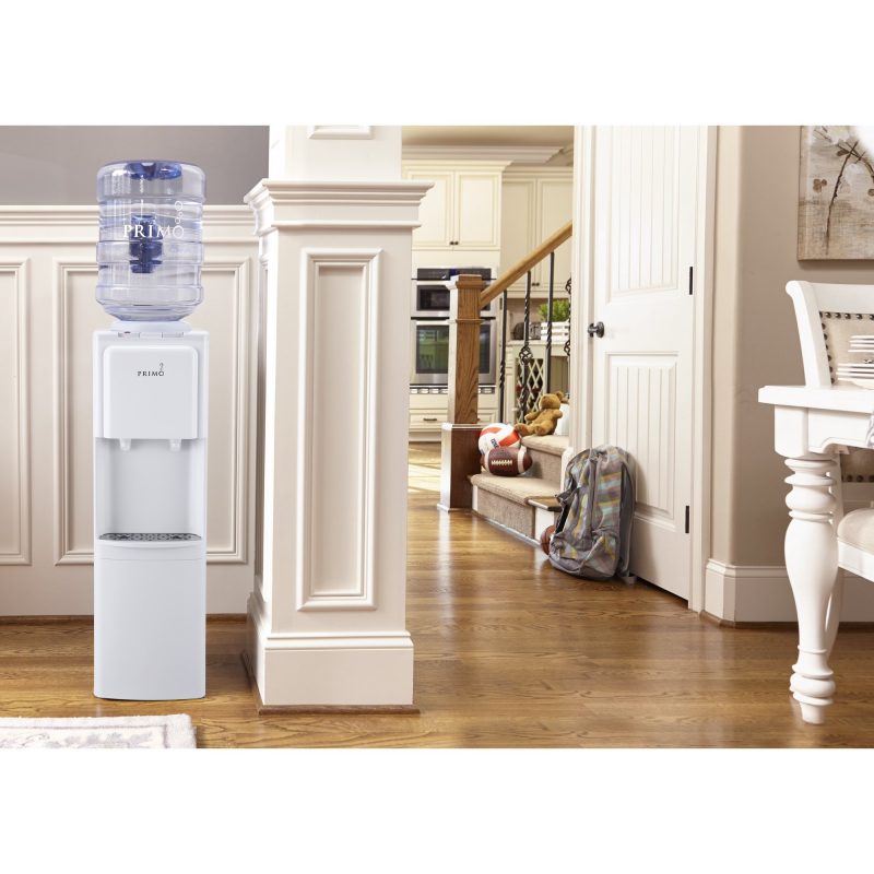 Primo Water Dispenser Top Loading, Hot, Cold Temperature, White