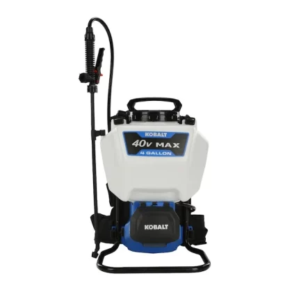 Kobalt 4-Gallon Plastic 40-volt Max Battery Powered Backpack Sprayer (KSP 440-06)
