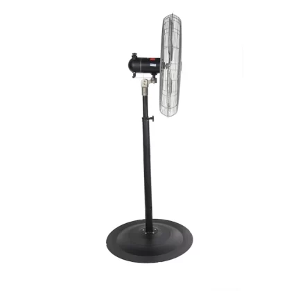 Utilitech 30-in 3-Speed Outdoor Black Painting Oscillating Pedestal Fan (SFSE-750SWA)