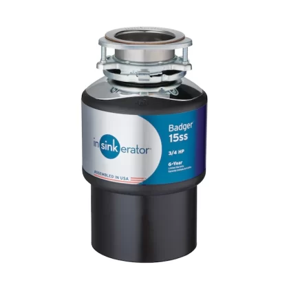 InSinkErator Badger 15SS Non-corded 3/4-HP Continuous Feed Garbage Disposal