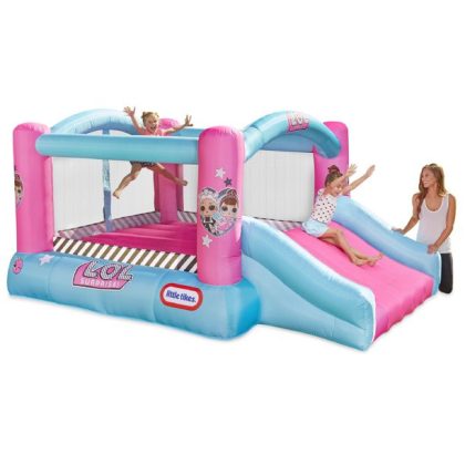 L.O.L Surprise Jump 'n Slide Inflatable Bounce House With Blower, Great Gift For Kids Ages 4 5 6+