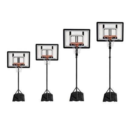 SKLZ Pro Mini Portable Basketball System Hoop With Adjustable Height 3.5 to 7 Ft., Includes 7 In. Mini Ball