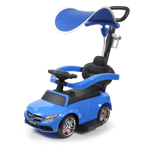 Tobbi Mercedes Benz Ride-On Push Car with Canopy
