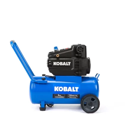 Kobalt 300842 8-Gallon Single Stage Portable Electric Horizontal Air Compressor