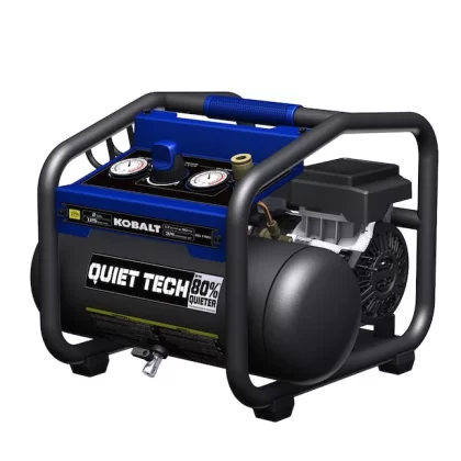 Kobalt 3300244 Quiet Tech 2-Gallon Single Stage Portable Electric Hot Dog Air Compressor