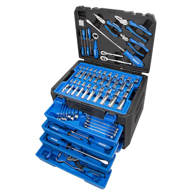 Kobalt 89998 100-Piece Household Tool Set with Hard Case