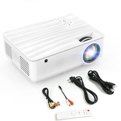 Nexpure Native 1080P HD Projector, 7200L Portable Outdoor Movie Projector, Home Theater Video Projector