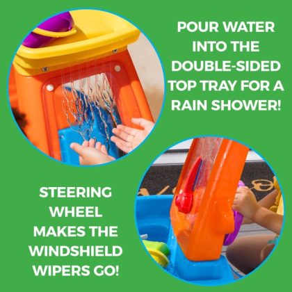 Step2 Car Wash Splash Center Water Table Activity Toy For Multiple Kids
