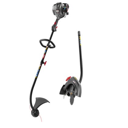 Black Max 2-Cycle Gas 25cc Curved Shaft Attachment Capable String Trimmer with Edger Attachment
