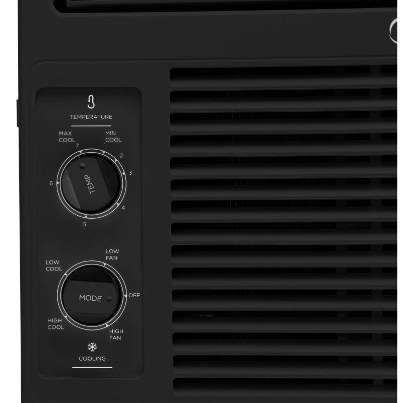 Midea 5,000 BTU 115V Mechanical Window Air Conditioner, Black, MAW05M1WBL