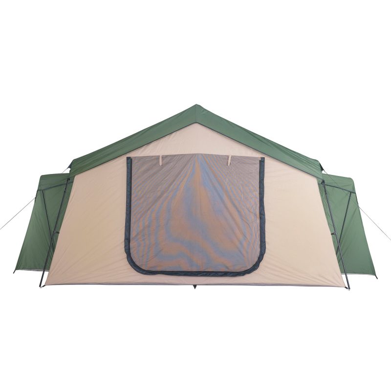 Ozark Trail 14-Person Cabin Tent for Camping, Beige and Green