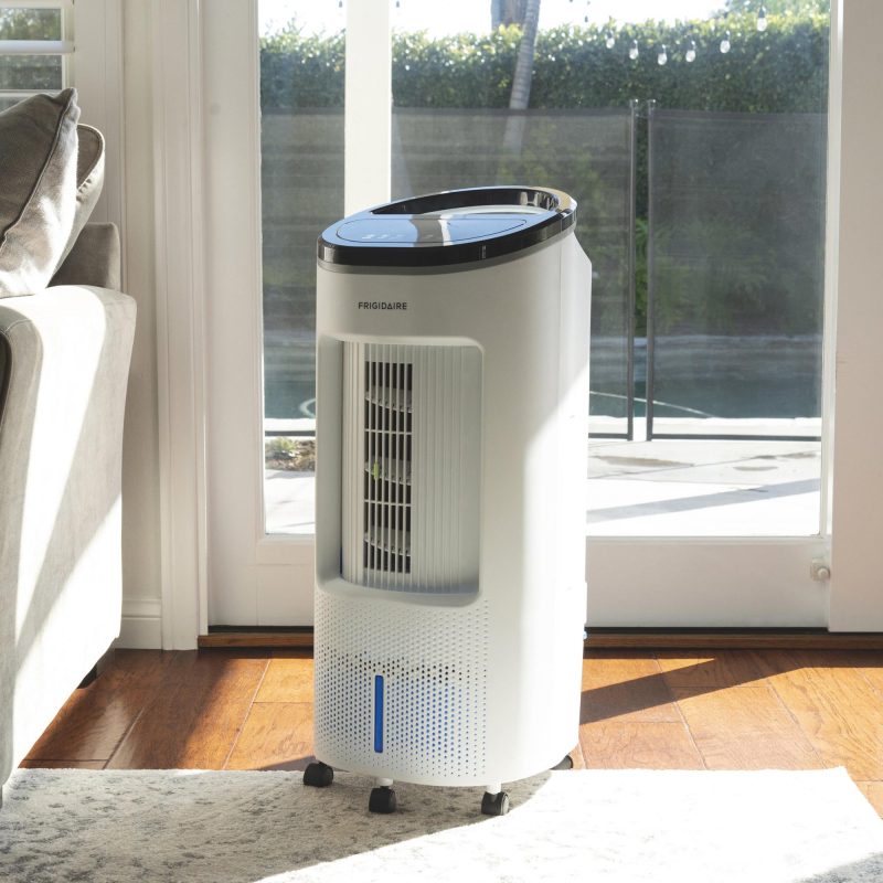 Frigidaire EC200WF 2-In-1 Evaporative Air Cooler and Fan, 250 sq. ft. with Wide Angle Oscillation, White