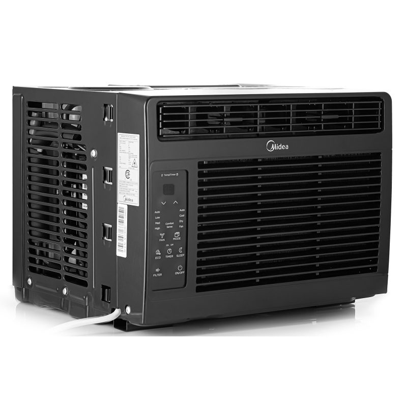 Midea 5,000 BTU 115V Window Air Conditioner with ComfortSense Remote, Black, MAW05R1WBL