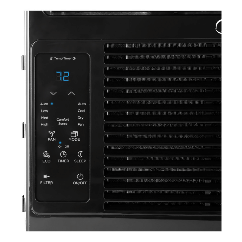 Midea 5,000 BTU 115V Window Air Conditioner with ComfortSense Remote, Black, MAW05R1WBL