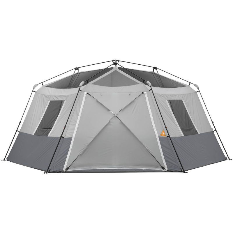 Ozark Trail 17’ x 15’ 11-Person Instant Hexagon Cabin Tent, Gray