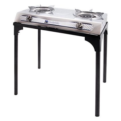 Stansport Stainless Steel 2 Burner Stove With Stand