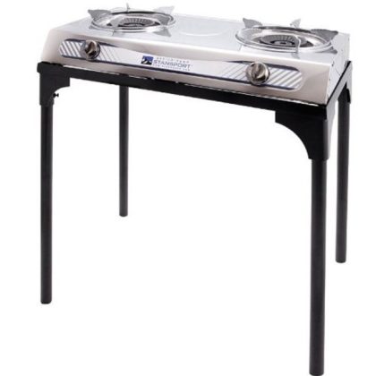 Stansport Stainless Steel 2 Burner Stove With Stand