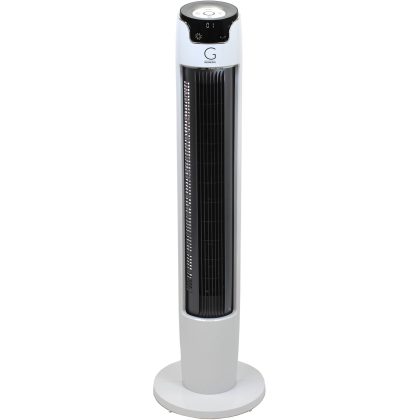 Genesis G5TOWERFAN Powerful 43 Inch Oscillating Tower Fan With Max Air Quiet Technology And Remote