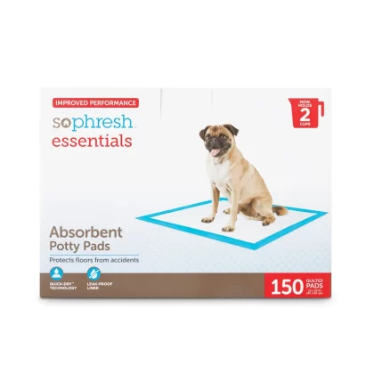 So Phresh Essential Potty Pads, Count of 300