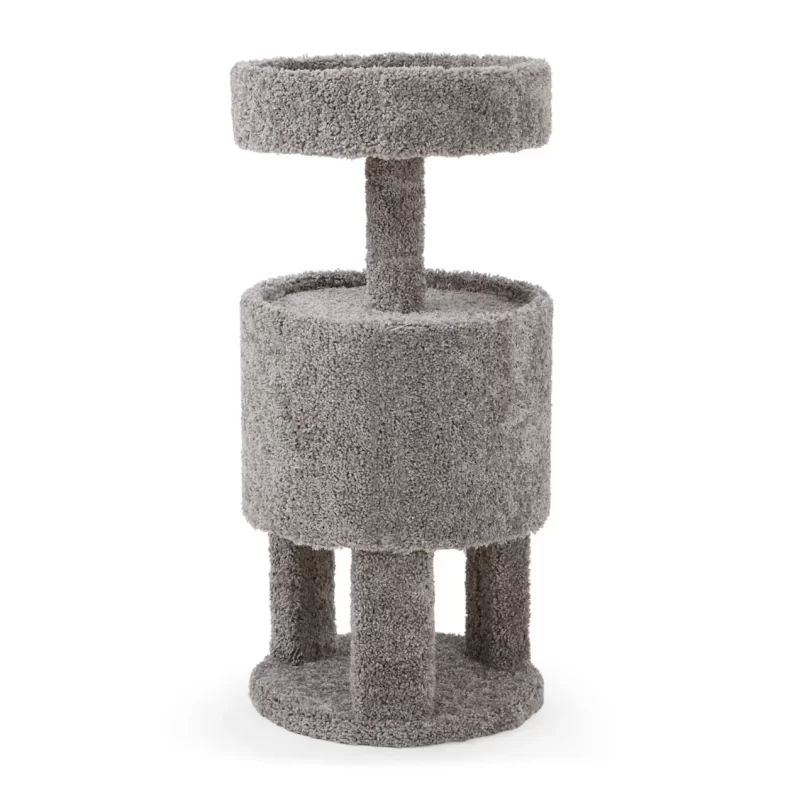 EveryYay Lookout Loft 3-level Cat Tree with Condo for Large Cats, 17" L X 17" W X 36" H
