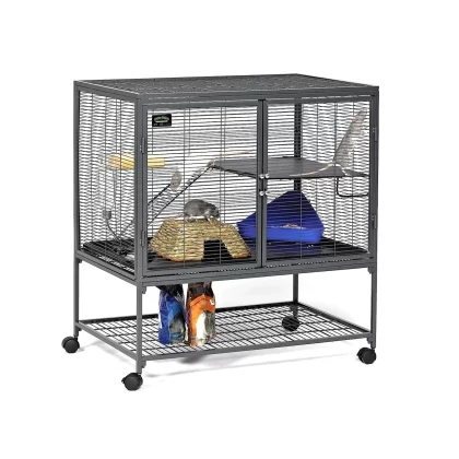Midwest Critter Nation Single Unit with Stand Small Animal Cage, 36" L X 24" W X 39" H