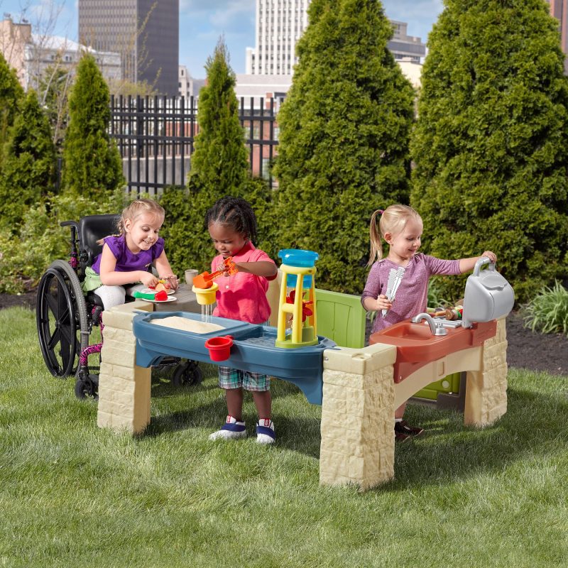 Step2 All-Around Playtime Patio with Canopy with 16 Play Accessories