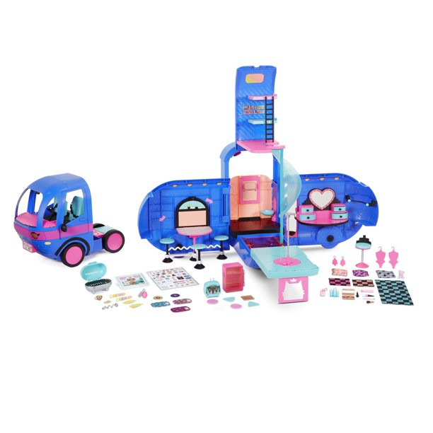 L.O.L. Surprise! 4-in-1 Glamper Doll Playset, 55 Pieces