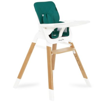 Dream On Me Nibble Wooden Highchair, Compact High Chair