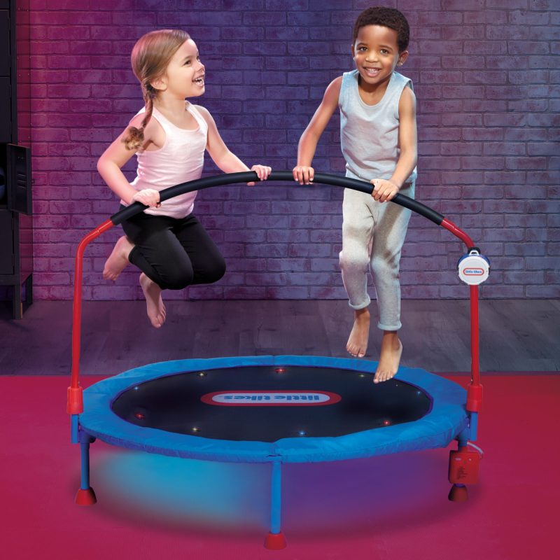 Little Tikes 4.5-ft. Lights 'n Music Trampoline, and Bluetooth Connectivity