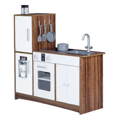 Teamson Kids Little Chef Palm Springs Kids Play Kitchen -Natural/White