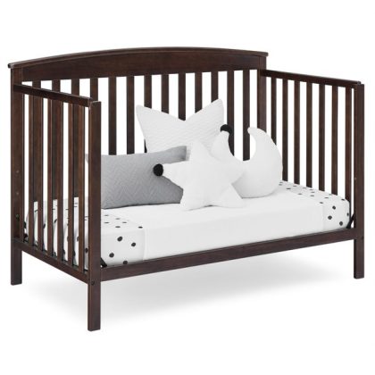 Delta Children Hanover 6-in-1 Convertible Baby Crib, Walnut Espresso