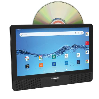 Sylvania 10.1" Quad Core Tablet/Portable DVD Player Combo, 1GB/16GB, Android, SLTDVD1024