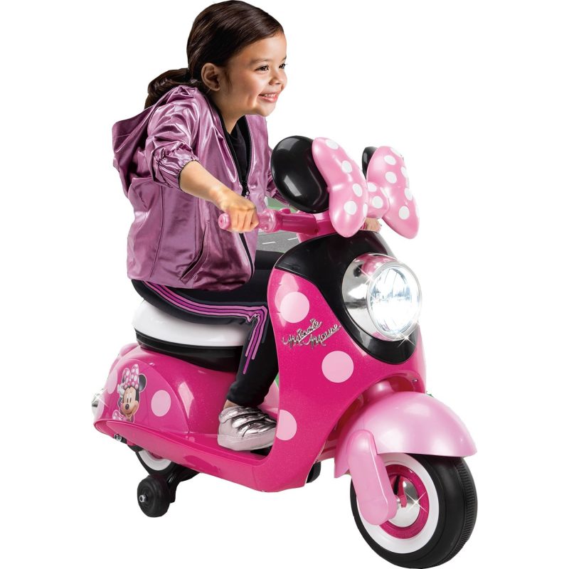 Huffy Disney Minnie Mouse 6V Euro Scooter Ride-On Battery-Powered Toy