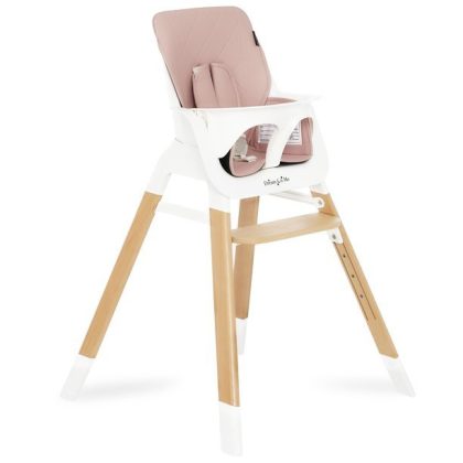 Dream On Me Nibble Wooden Highchair, Compact High Chair, Light Weight, Portable