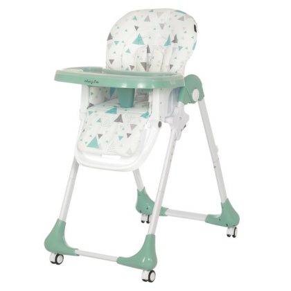 Dream On Me Jazz Highchair, Adjustable Height, Easy To Clean In Green